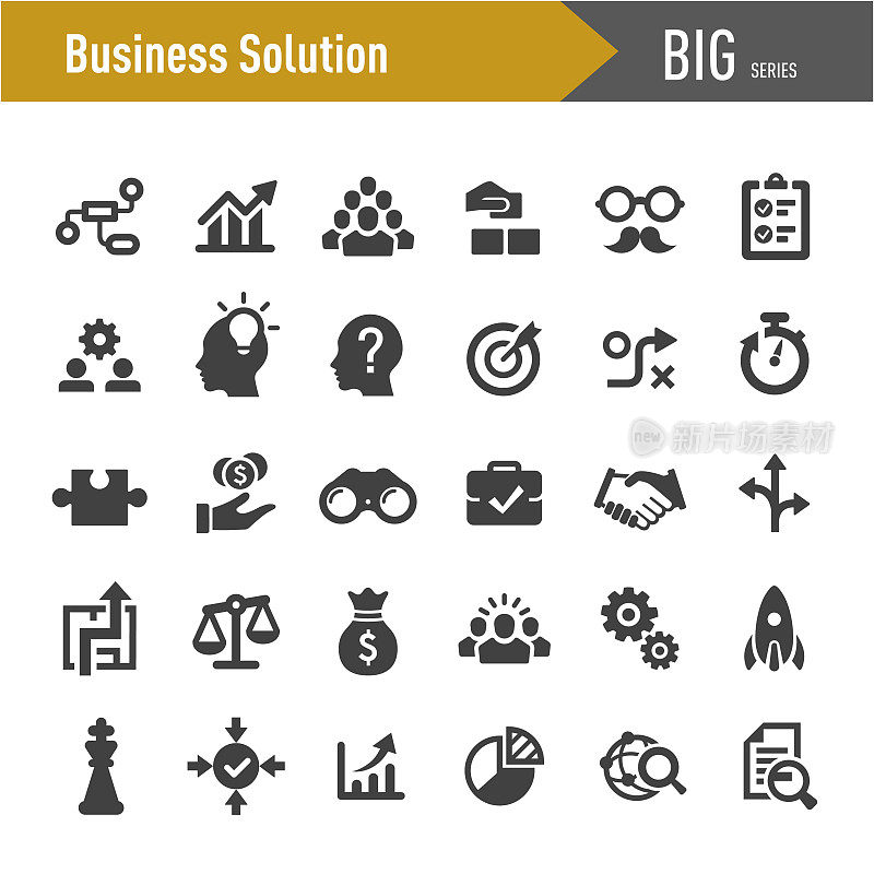 Business Solution Icons - Big Series